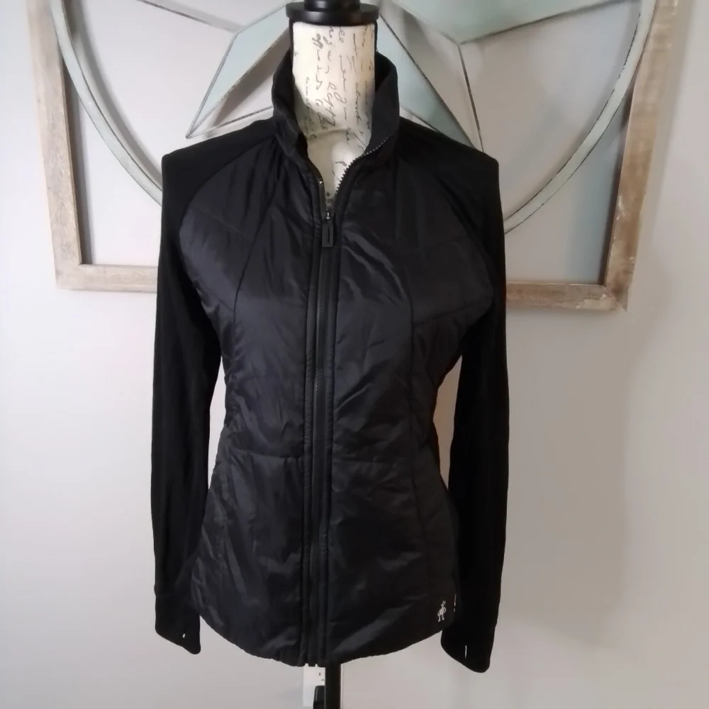 Smartwool Smartloft Hybrid Full-Zip Outdoor Performance Jacket Black - M - Picture 3 of 13